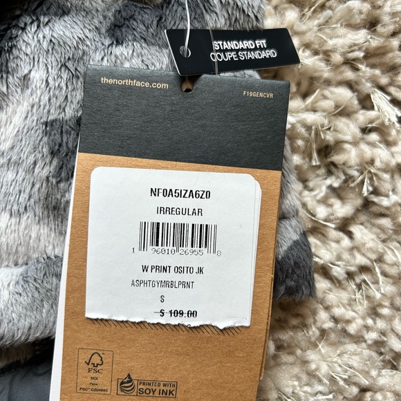 The North Face Gray Patterned Jacket - Picture 3 of 4